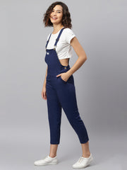 NaughtyDungaree® Blue Twill Womens Dungaree