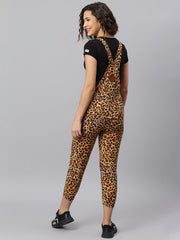 NaughtyDungaree® Leopard Print Womens Dungaree