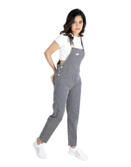 NaughtyDungaree® Strips Denim Womens Dungaree