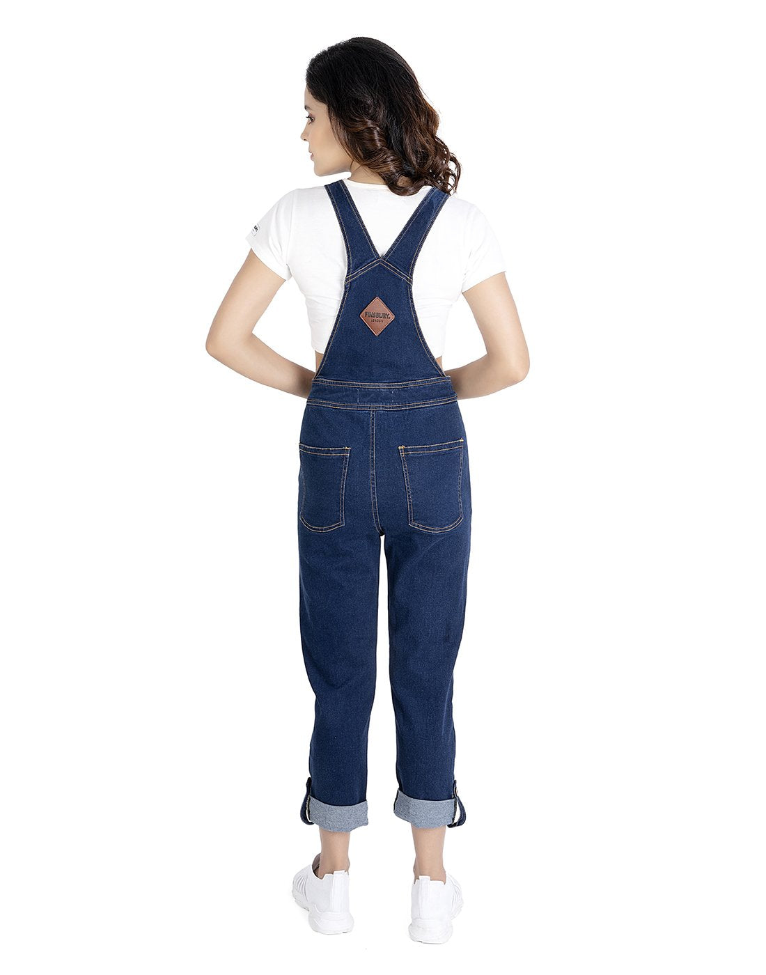 NaughtyDungaree® Womens Dungaree with All Over Buttons