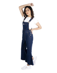 NaughtyDungaree® Womens Denim Dungaree with Bell-Bottoms