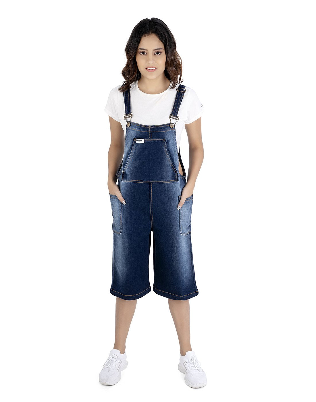 NaughtyDungaree® Loose Fitting Quarter Length Dungaree