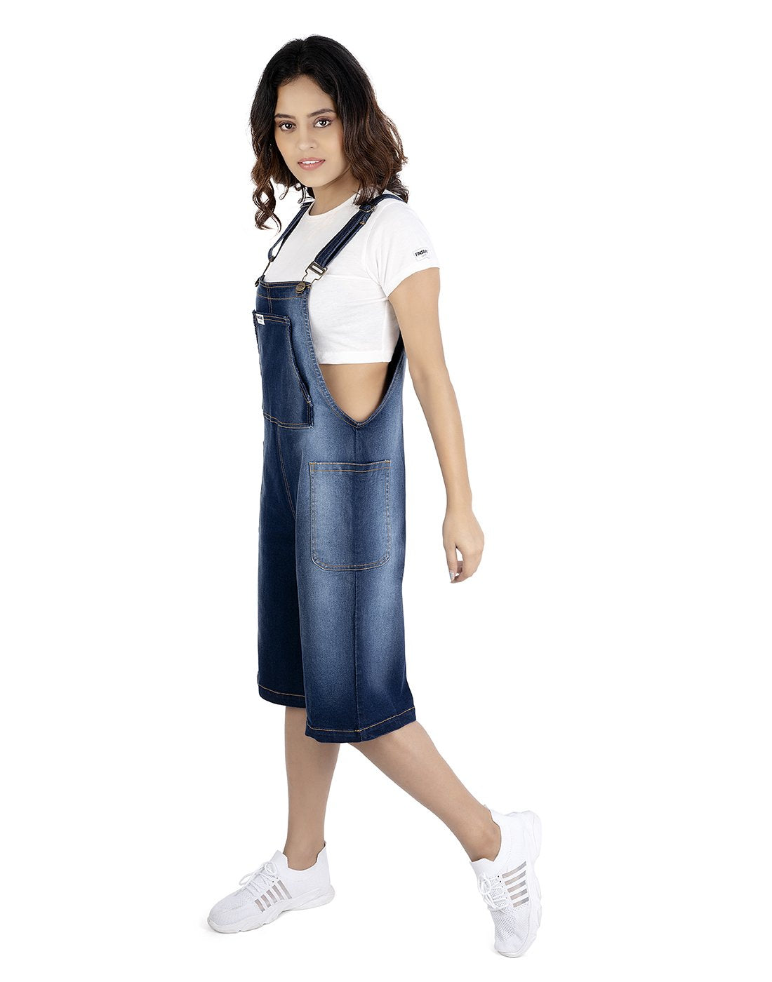 NaughtyDungaree® Loose Fitting Quarter Length Dungaree