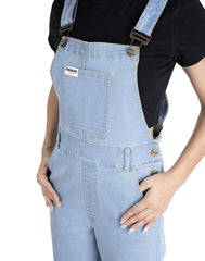 NaughtyDungaree® Feded Blue Women Denim Dungaree