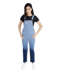 NaughtyDungaree® Ombre Wash Womens Denim Dungaree